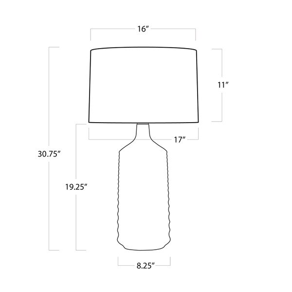 Temperance Ceramic Table Lamp